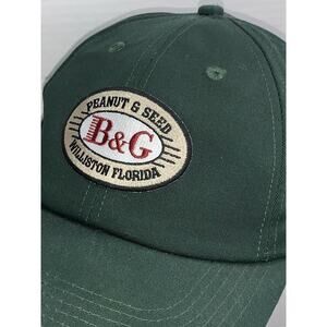 B & G Peanut & Seed Williston Florida Green Snap Back Cap K Brand USA Unworn